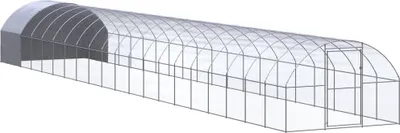 Obrázok produktu pre The Living Store Vonkajší kurník 3x20x2 m Pozinkovaná oceľ