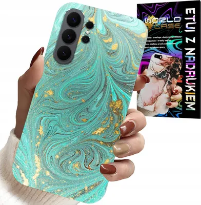 Produktbild von Etui Do Samsung Galaxy S26 Ultra - Marmurkowe Wzory + Szkło Hartowane