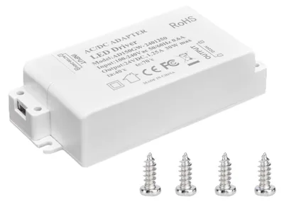 Immagine prodotto di Driver LED 30W DC 24V 1,25A a tensione costante Trasformatore professionale per illuminazione AC 100-240V
