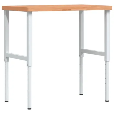 Obrázek produktu pro vidaXL Pracovní stůl 100x60x(73-99,5) cm bukový masiv obdélníkový