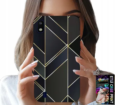 Produktbild von Hülle Für Samsung A10 - Goldrahmen, Elegantes Design + Glas