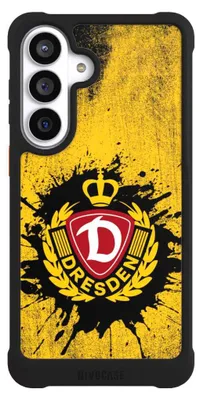 Produktbild von NIVOCASE Hülle für Samsung Galaxy S26+  Stoßfeste Handyhülle NIVOmax Case Schwarz Fußball Offizielles Lizenzprodukt SG Dynamo Dresden