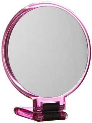 Image de Miroir de courtoisie, rabattable, grossissement 10x, 14 cm