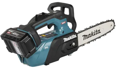 Obrázok produktu pre Akumulátorová reťazová píla Makita, 40 V, maximálna rýchlosť reťaze 24 m/s, dĺžka reťaze 25 cm