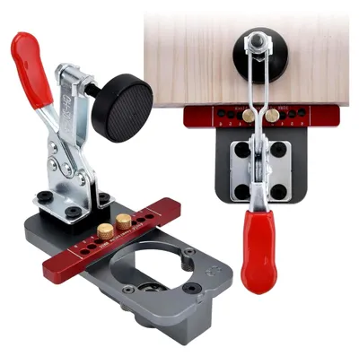Produktbild von 35 mm Locher, Bohrführung mit Scharnierloch, Maskenwerkzeug für Türschränke, DIY, Zimmerei