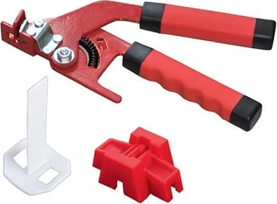 Imagen del producto de Kit de nivelación de baldosas Strend Pro LS119 StarterKIT, 100 separadores, 100 adaptadores y alicates