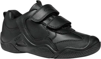 Produktbild von Geox - "Wader" Schul-Uniform-Schuhe für Jungen, Leder FS12011 (19 EU) (Schwarz)
