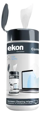 Produktbild von EKON Desinfektionstücher für Displays und Monitore im 100er-Pack