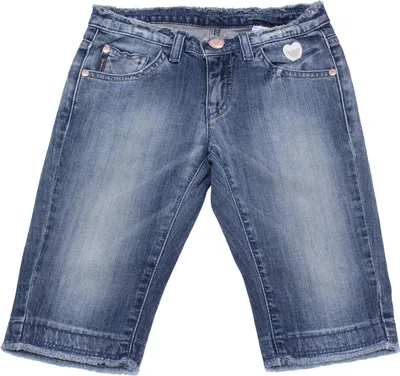 Immagine prodotto di 1504Y bermuda bimba girl ARMANI JUNIOR blue denim trouser pant