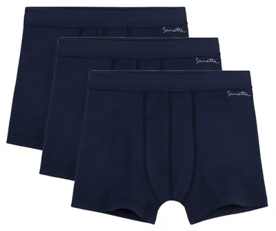 Produktbild von Sanetta Jungen-Hipshorts (Dreierpack) dunkelblau 128