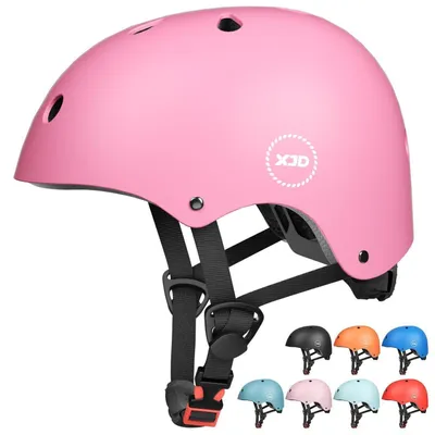 Produktbild von Kinder Fahrradhelm Skaterhelm verstellbar für Fahrrad Skateboard Scooter Rosa XS 48-50 cm