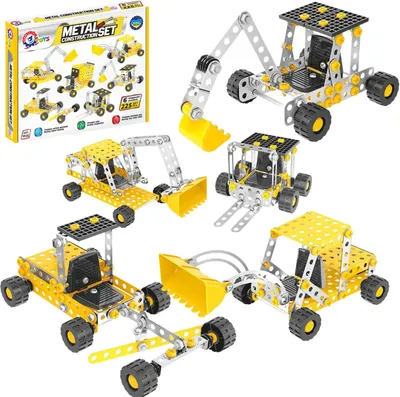 Produktbild von Metallbausatz zum Zusammenbau verschiedener Modelle Transportfahrzeuge 9031