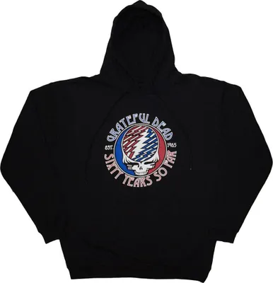 Obrázek produktu pro Grateful Dead - Mikina s kapucí "Stealie 60" pro muže/dámy Uni RO14005 (XXL) (Black)