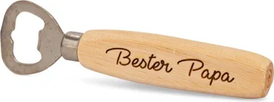 Produktbild von Flaschenöffner aus Zirbe Bester Papa