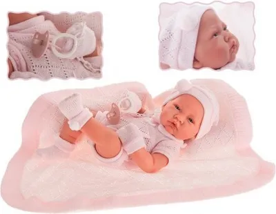 Produktbild von Muñecas Antonio Juan 50064, Babypuppe, Weiblich, 3 Jahr(e), Junge/Mädchen, 420 mm, Mehrfarbig