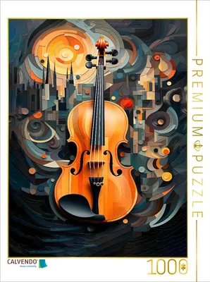 Produktbild von CALVENDO Puzzle Die Geige | 1000 Teile Lege-Größe 64x48cm Foto-Puzzle für glückliche Stunden