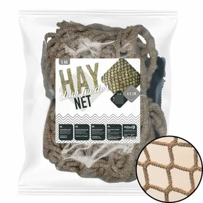 Produktbild von Heu-Slowfeeder-Netz 5 kg (5 mm dick, Maschenweite 45 mm)