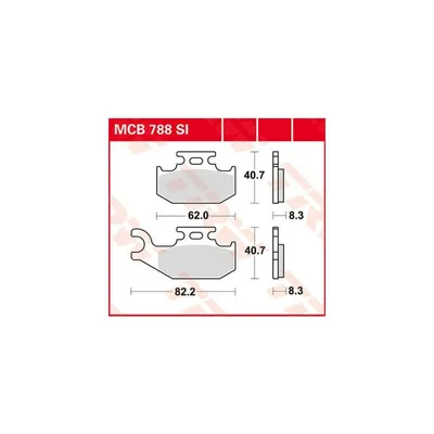 Produktbild von TRW Bremsbelag Trw Sinter Mcb 788 Si