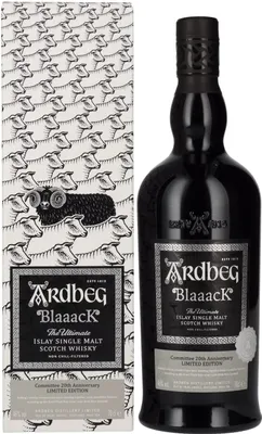 Produktbild von Ardbeg BlaaacK Committee 20th Anniversary Limited Edition 2020 46% Vol. 0,7l in Geschenkbox