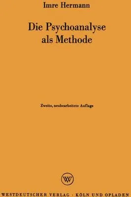 Obrázek produktu pro Die Psychoanalyse als Methode