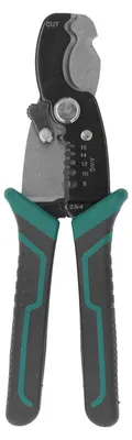 Image de Pince à dénuder, électrique 20,3 cm Pince à sertir, pince à dénuder professionnelle pour électriciens