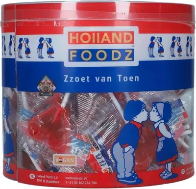 Produktbild von Holland Foodz Herz Lollis 75er