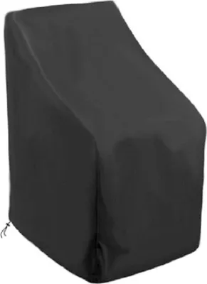 Produktbild von 2er-Pack Gartenstuhlhussen – 210D Oxford-Gewebe, wasserdicht, winddicht, reißfest, Schutzhüllen – für Terrassenstühle im Freien – 75 x 75 x 120 cm