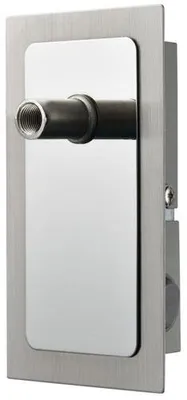 Produktbild von Armatur Wandlampe eckig mit Schalter silber ESTO Vario Home