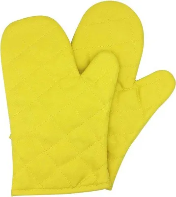Immagine prodotto di Guanti resistenti al calore Ibendoa® realizzati in fibra Vetroceramica, a doppio strato, adatti fino a circa 300°C, ergonomici, non porosi e facili da pulire, ideali per padelle e teglie