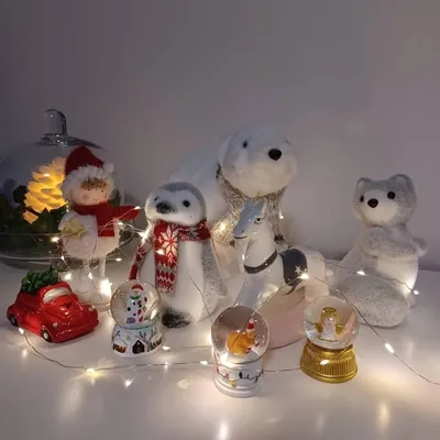 Obrázek produktu pro DECOLED Tučňák, 12 x 10 x 15 cm, šedý