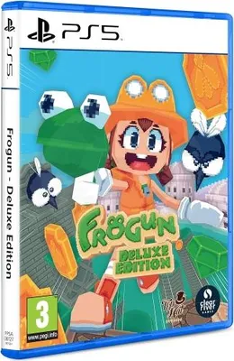 Obrázek produktu pro Clear River Games Frogun: Deluxe Edition, PlayStation 5, E10+ (starší 10 let), Fyzické médium