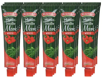 Produktbild von Hengstenberg Paprika Tomatenmark Wuerzig in der Tube 100g 15er Pack