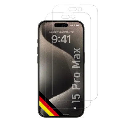 Produktbild von 2x Ecultor FlexCC für Apple iPhone 15 Pro Max
