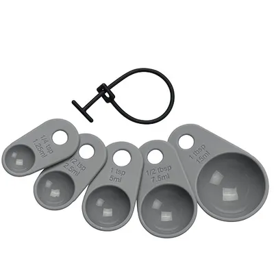 Immagine prodotto di 5 caraffe dosatrici Caraffa dosatrice in SILICONE Caraffa dosatrice da cucina GRIGIO LURCH