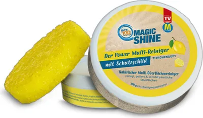 Produktbild von Mediashop Pure100 MagicShine Power Multi-Reiniger mit Schutzschild 300g, Putzstein , M37573