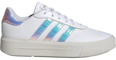 Imagen del producto de Zapatillas Adidas COURT PLATFORM para mujer, color FTWWHT/ALMPNK/CRYWHT, talla 4.5