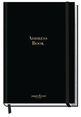 Produktbild von Adressbuch A5, Black Edition, EM