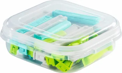 Produktbild von Xavax Küchenhelfer Verschlussclips-Set mit praktischer Aufbewahrungsb