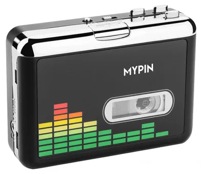 Productafbeelding van Draagbare cassette Tape Speler naar MP3 Converter Retro Walkman met Oortelefoon