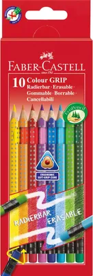 Produktbild von Faber Castell Buntstifte Colour GRIP 2001 116613 radierbar, sortiert, Etui mit 1