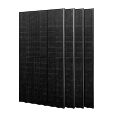 Produktbild von Solarmodul 455W Bifazial Glas-Glas Photovoltaik full black Solar panel 4 pcs