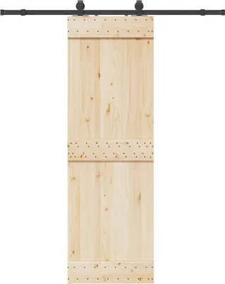 Obrázek produktu pro vidaXL Sada kování pro posuvné dveře 183 cm ocel černá