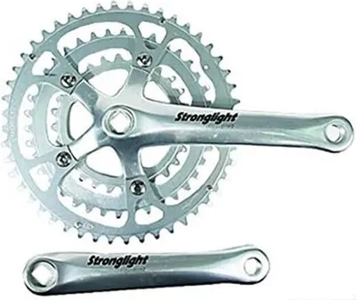 Produktbild von Stronglight Kurbelgarnitur Silber 170 mm / 52/42/30t Silber 170 mm