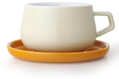 Zdjęcie produktu dla VIVA Classic porcelanowa filiżanka do herbaty Ella, porcelanowa filiżanka do herbaty, filiżanka do kawy, porcelana, beżowa, 250 ml, V79741