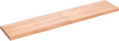 Produktbild von vidaXL Tischplatte 180x40x(2-6) cm Massivholz Behandelt Baumkante