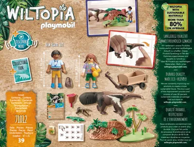 Obrázek produktu pro 71012 Wiltopia mraveniště Ã ¤ rpflege, stavební hračka