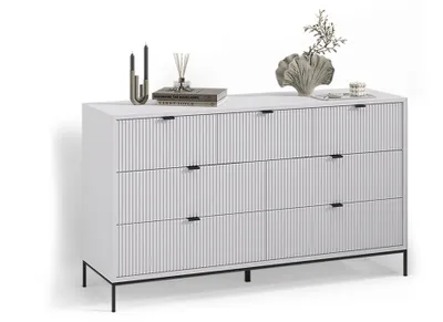 Immagine prodotto di Credenza Livinity Aterno Bianco 42 x 81 cm con 7 cassetti, Model 58947