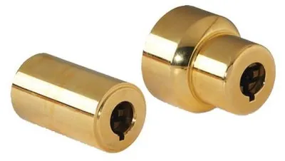 Image de Jeu de cylindres à double pompe pour serrure monopoint horizontale 45mm à 5 ailettes - POLLUX - 921500