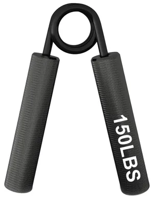 Imagen del producto de Entrenador para fortalecer el agarre, entrenador para antebrazos, niveles de resistencia ajustables, color  (150lbs)