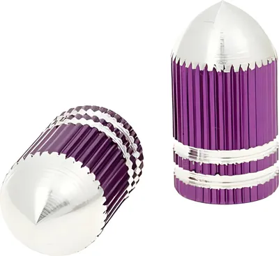 Produktbild von Ventilkappen Set Bullet lila - universal